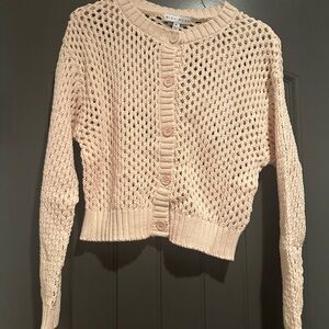 Elegant Cream Knit Cardigan